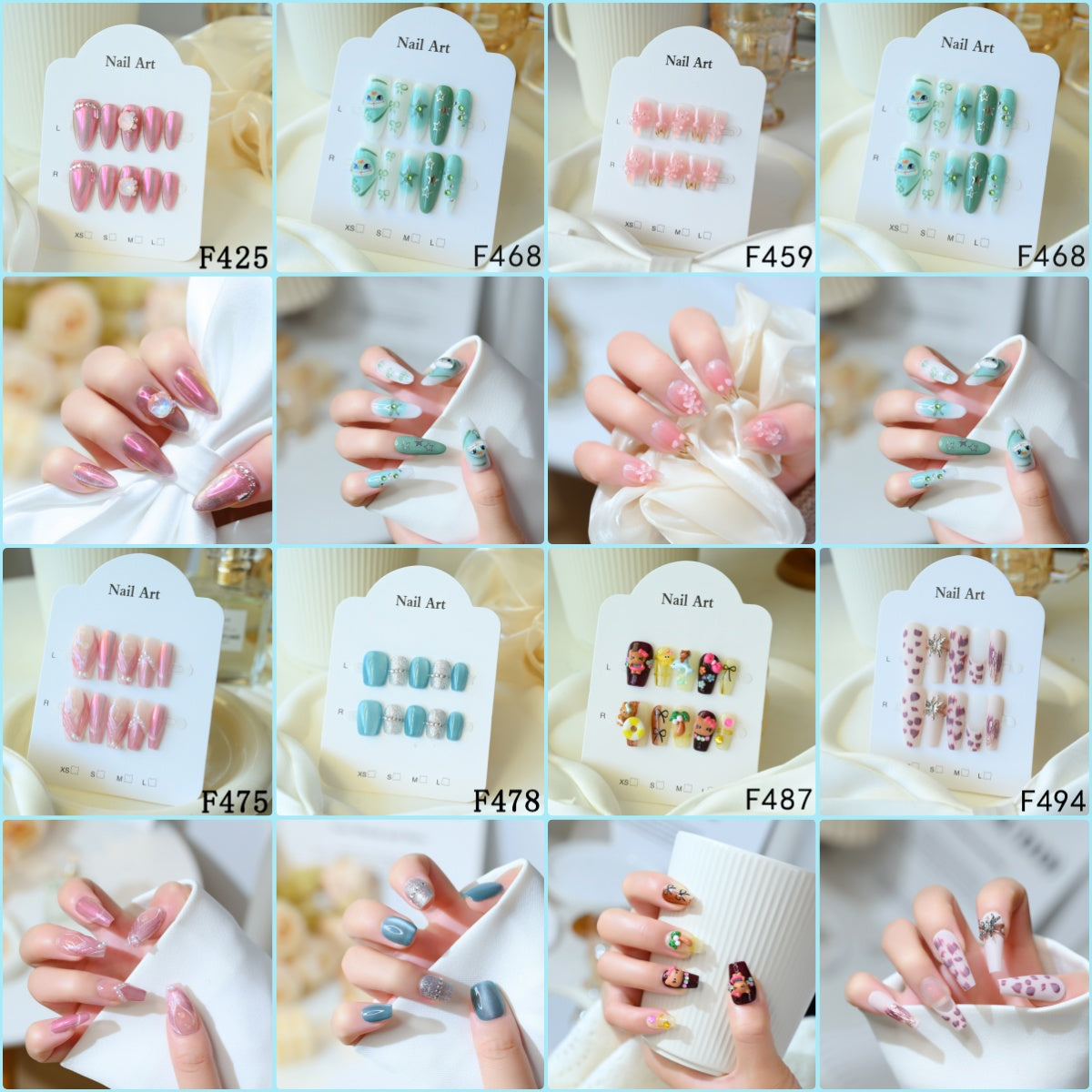 TrendTrap Nail Art Studio: 40+ Press-on Sets for Every Vibe – From Minimalist to Glam!