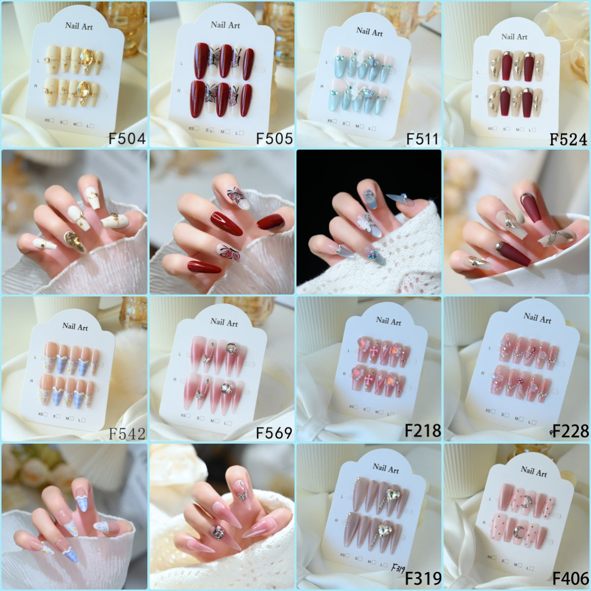 TrendTrap Nail Art Studio: 40+ Press-on Sets for Every Vibe – From Minimalist to Glam!